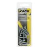Mack 1017330 - tornillo con cabeza, acero galvanizado. 12 piezas 4,5 x 30 mm | 10 piezas