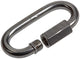 Mack 1008457 - 1 eslabón vacío + tuerca 6mm acero inoxidable | 10 piezas