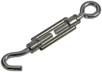 Mack 1008458 - 2 tenditori occhio + gancio m6 x 60mm zincato | 10 pezzi