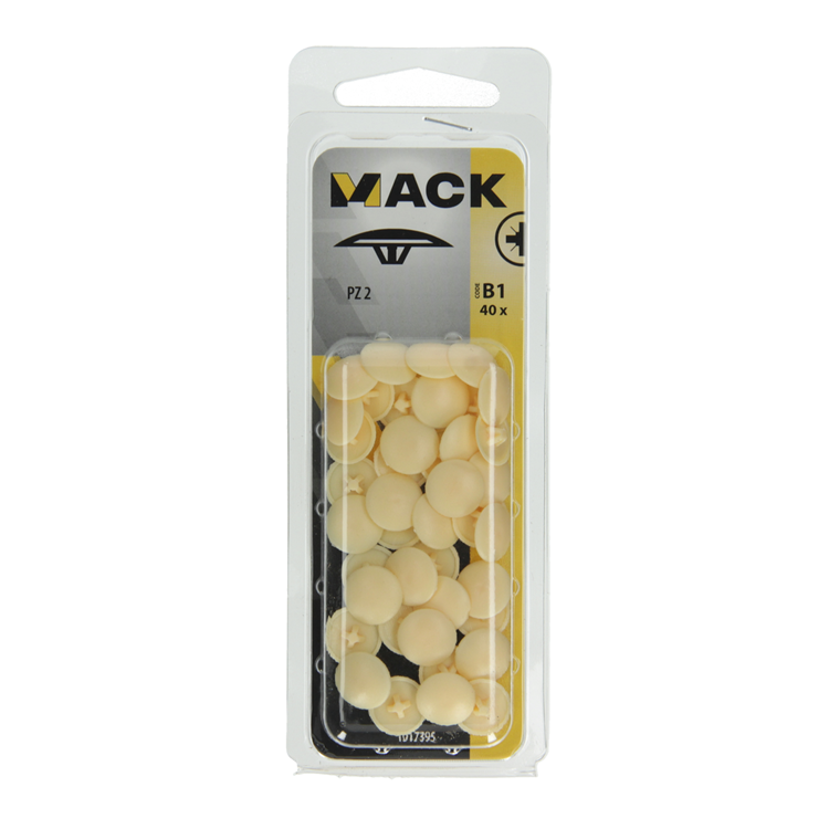 Mack 1017395 - tapa para escritura pz art. beige 40 uds pz 2 | 10 piezas