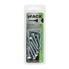 Mack 1017402 - perno roscado para madera acero galvanizado 12 piezas 6 x 30 mm | 10 piezas