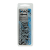 Mack 1017489 - tornillo metálico galvanizado. cabeza + tuerca chapada 27pzs m3 x 16 mm | 10 piezas