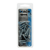 Mack 1017500 - tornillo metálico galvanizado. cabeza + tuerca chapada 15uds m5 x 20 mm | 10 piezas