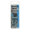 Mack 1017502 - tornillo metálico galvanizado. cabeza + tuerca chapada 13uds m5 x 30 mm | 10 piezas