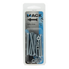 Mack 1017504 - tornillo metálico galvanizado. cabeza + tuerca chapada 8 piezas m5 x 50 mm | 10 piezas