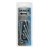 Mack 1017511 - tornillo metálico galvanizado. cabeza + tuerca chapada 6 piezas m6 x 40 mm | 10 piezas