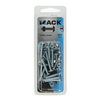 Mack 1017541 - perno calentador + tuerca acero galvanizado 18 piezas m4 x 25 mm | 10 piezas