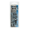 Mack 1017544 - perno estufa + tuerca acero galvanizado 16 piezas m5 x 16 mm | 10 piezas