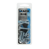 Mack 1017568 - perno para madera + tuerca acero galvanizado 8 piezas m6 x 30 mm | 5 piezas
