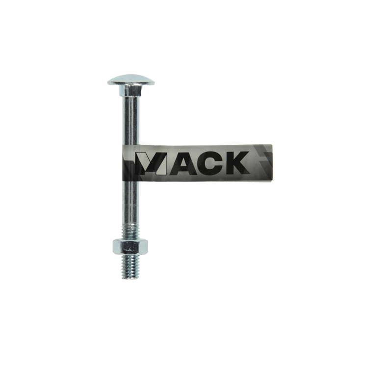 Mack 1017584 - perno madera + tuerca acero galvanizado 1 ud m8 x 80 mm | 10 piezas