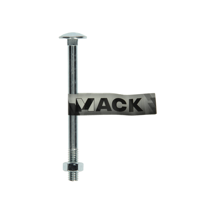 Mack 1017586 - perno madera + tuerca acero galvanizado 1 ud m8 x 100 mm | 10 piezas