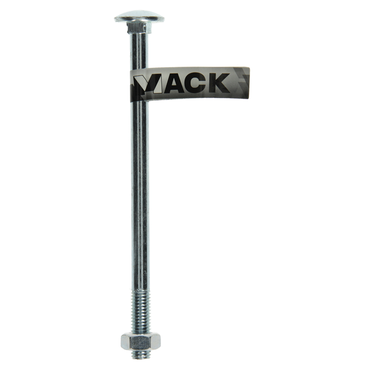Mack 1017593 - perno madera + tuerca acero galvanizado 1 ud m10 x 160 mm | 10 piezas