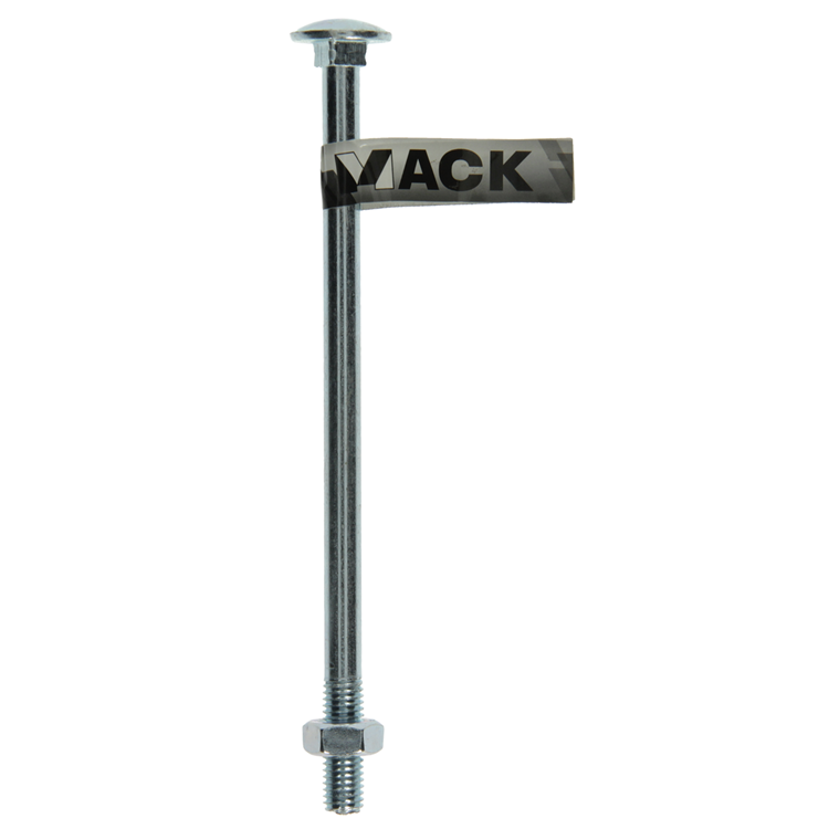 Mack 1017594 - perno madera + tuerca acero galvanizado 1 ud m10 x 180 mm | 10 piezas