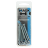 Mack 1017603 - perno macho + tuerca acero galvanizado 8 piezas m5 x 50 mm | 10 piezas