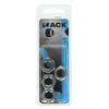 Mack 1017689 - contratuerca hexagonal acero galvanizado 4 piezas m12 | 10 piezas