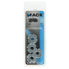 Mack 1017710 - tuerca de impacto acero galvanizado 4 piezas m8 | 10 piezas