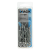Mack 1020302 - 28 grapas ciegas aluminio 4,8x10mm | 5 piezas