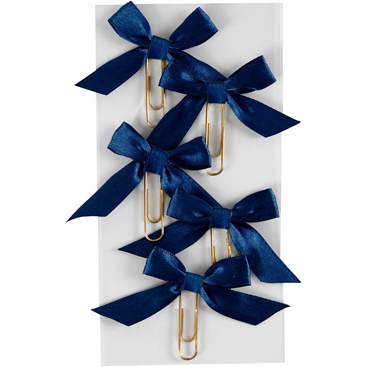 Graffette aziendali Creativ, misura 40x70 mm, blu, 5 pezzi 1 scatola