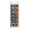 Mack 1017774 - ojo de tornillo acero galvanizado 7 piezas 4,5 x 25 mm | 10 piezas