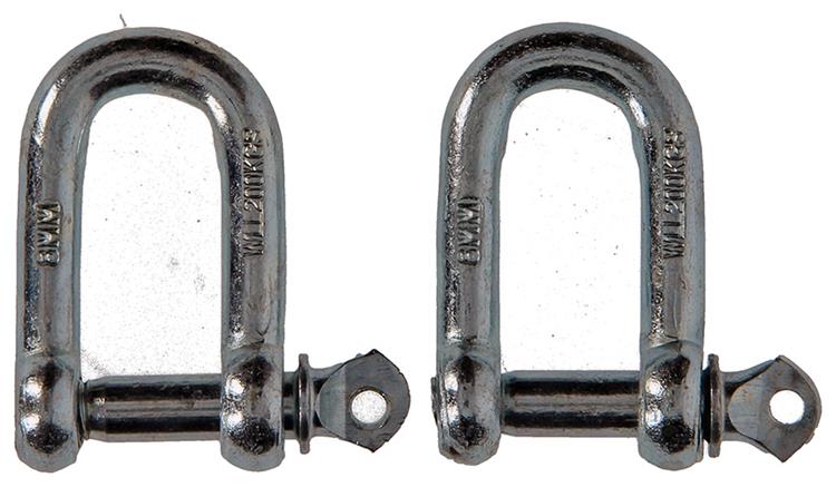 Mack 1008468 - 2 griffe dritte 8mm zincate | 10 pezzi