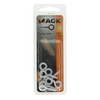 Mack 1017784 - ojo de tornillo acero blanco 7 piezas 3,0 x 16 mm | 10 piezas