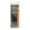 Mack 1017795 - gancho de tornillo acero galvanizado 18uds 2,5 x 12 mm | 10 piezas