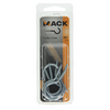 Mack 1017799 - gancho de tornillo acero galvanizado 7uds 4,0 x 25 mm | 10 piezas
