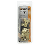 Mack 1017855 - gancho marco acero latonado 6 piezas 20 x 30 mm | 5 piezas