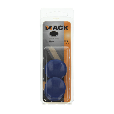 Mack 1003660 - plate magnet plastic blue 4pcs 30 mm | 10 pieces