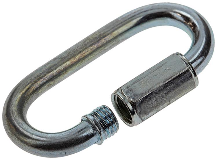 Mack 1008471 - 1 eslabón vacío + tuerca 6mm galvanizada | 10 piezas