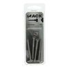Mack 1019765 - perno roscado para madera acero inoxidable 4 piezas 6 x 50 mm | 10 piezas