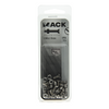 Mack 1019804 - tornillo metálico galvanizado. cabeza + tuerca acero inoxidable 15 pzs m4x10 | 10 piezas