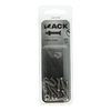 Mack 1019805 - tornillo metálico galvanizado. cabeza + tuerca acero inoxidable 13 pzs m4x16 | 10 piezas