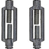 Mack 1008475 - 2 tensores ojo + gancho m8 x 70mm galvanizado | 10 piezas