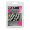 Mack 1017912 - taco marco con tornillo poliamida 12 piezas 8 x 60 mm | 5 piezas