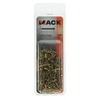 Mack 1017927 - clavo cabeza convexa latón 100 gr1,5 x 15 mm | 5 piezas
