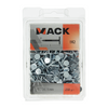 Mack 1017944 - clavo de esquisto de acero galvanizado 250 gr 3,0 x 15 mm | 5 piezas