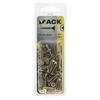 Mack 1017963 - tornillo para aglomerado con cabeza galvanizado amarillo 100uds 3,5 x 20 mm | 5 piezas