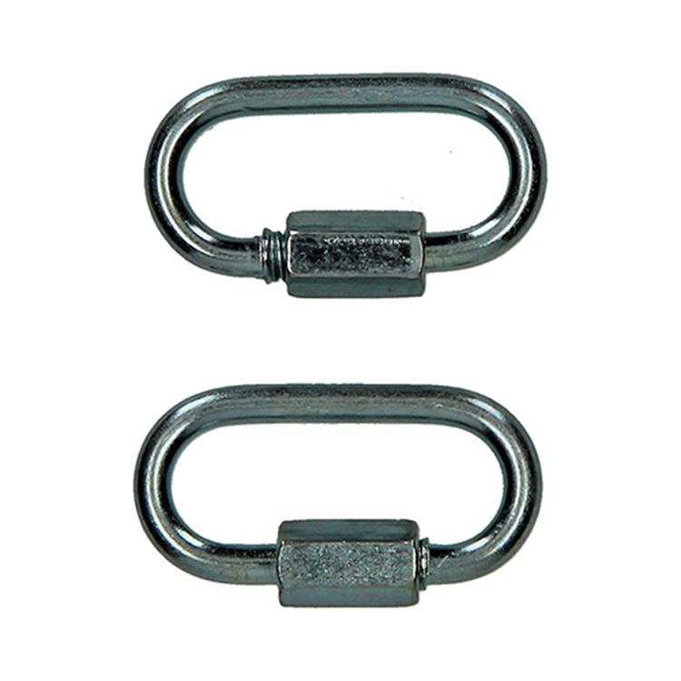 Mack 1008480 - 2 eslabones vacíos + tuerca 3,5mm galvanizada | 10 piezas
