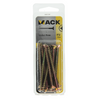 Mack 1017995 - Tornillo para aglomerado con cabeza chapada en amarillo. 12 piezas 6,0 x 70 mm | 5 piezas