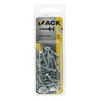 Mack 1018032 - tornillo con cabeza, acero galvanizado. 40 piezas 4,5 x 30 mm | 5 piezas