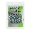 Mack 1018037 - perno rosca madera acero galvanizado 40 piezas 6 x 30 mm | 5 piezas