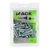 Mack 1018038 - perno rosca madera acero galvanizado 35 piezas 6 x 35 mm | 5 piezas