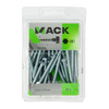 Mack 1018040 - perno roscado para madera acero galvanizado 28 piezas 6 x 50 mm | 5 piezas