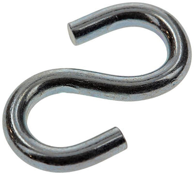 Mack 1008483 - 2 ganci a S aperti 4,0 x 35 mm zincati | 10 pezzi