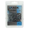 Mack 1020320 - 40 grapas ciegas aluminio cabeza ancha 4.8x20mm | 3 piezas