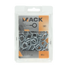 Mack 1018136 - ojo de tornillo acero galvanizado 40uds 4,0 x 20 mm | 5 piezas