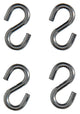 Mack 1008485 - 4 ganchos en S abiertos 3,0x30mm galvanizados | 10 piezas