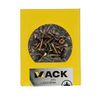 Mack 1020100 - tornillo para aglomerado con cabeza amarilla con 200 piezas 4,5 x 20 mm | 5 piezas
