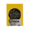 Mack 1020110 - tornillo para aglomerado con cabeza amarilla con 200 piezas 5,0 x 25 mm | 5 piezas